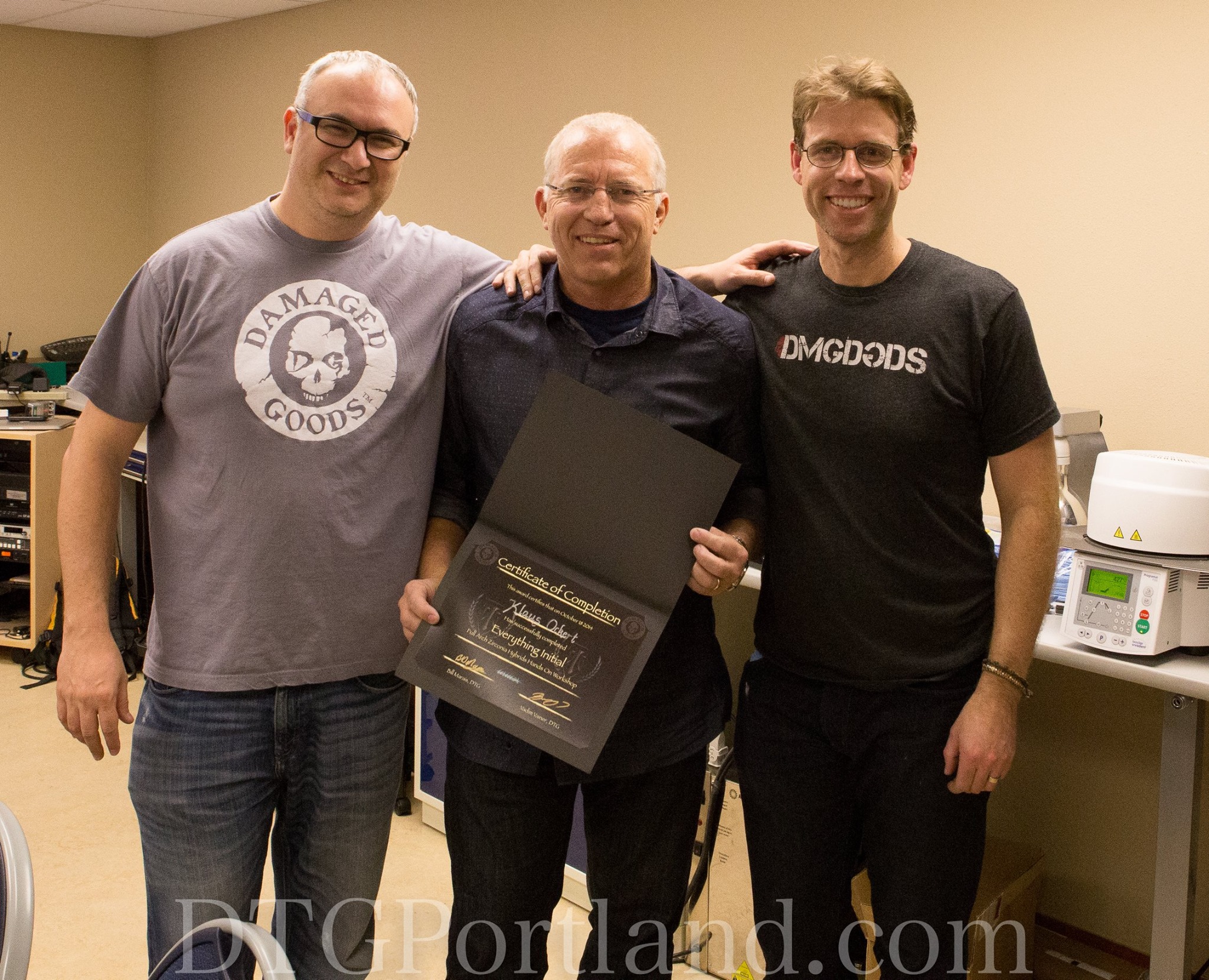 Klaus with the Dental Technicians Guild
